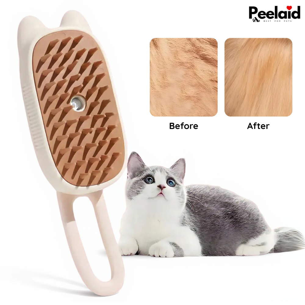 Steam Pet Grooming Brush for Dogs Cats Hair Removal Tool