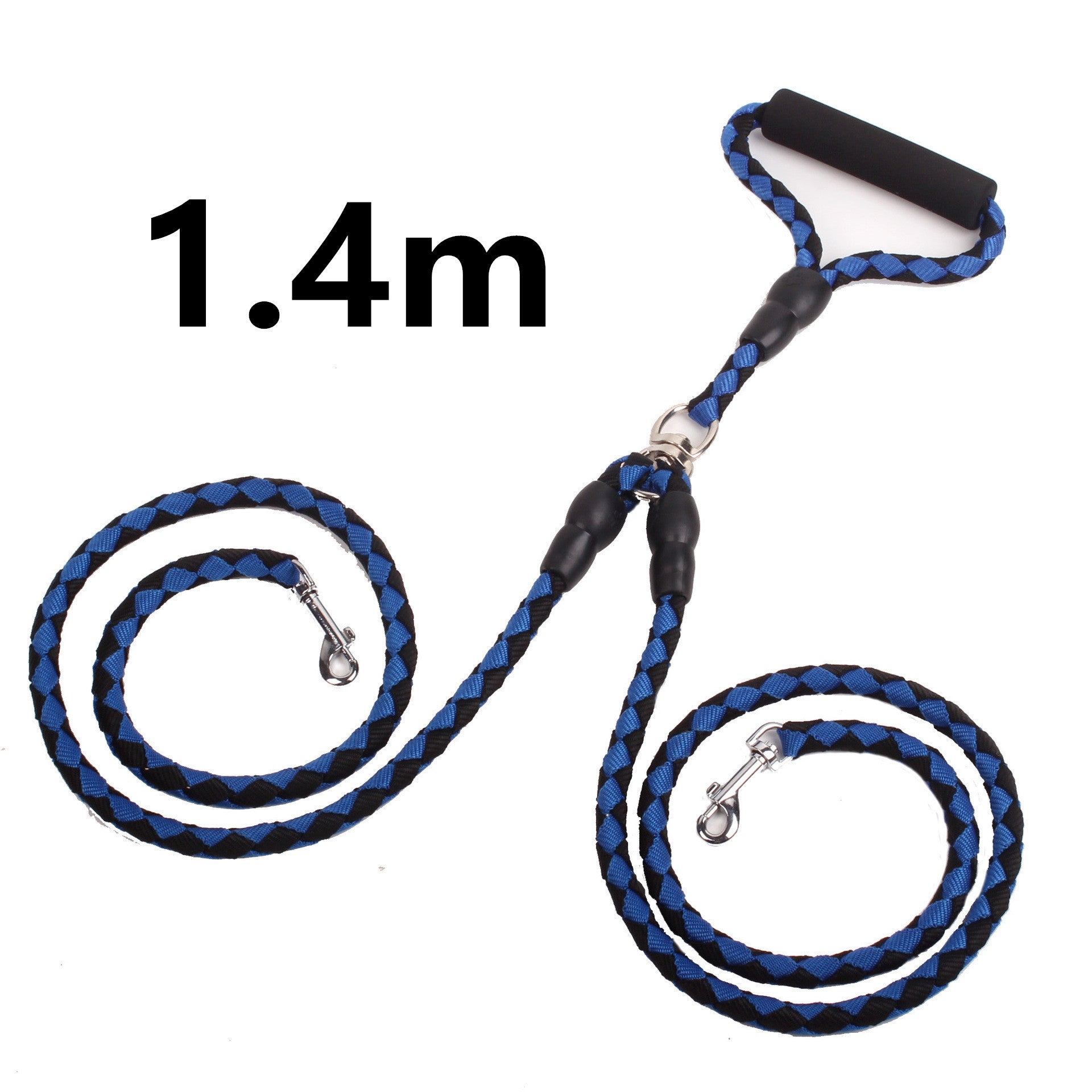 Double Ended Dog Traction Rope Leash for Walking Two Dogs