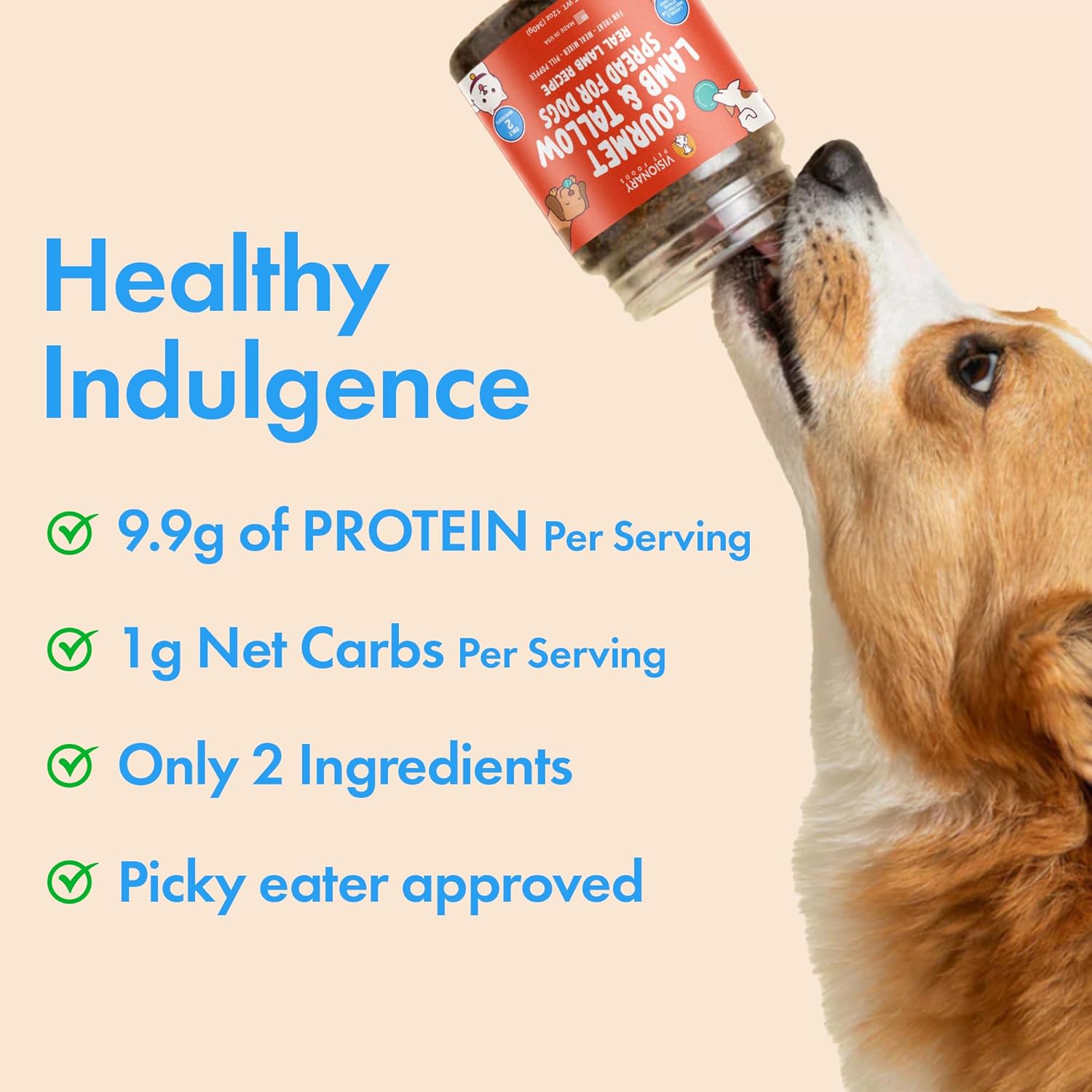 Lamb & Beef Tallow Dog Meat Spread – High-Protein, Low-Carb Keto Treat