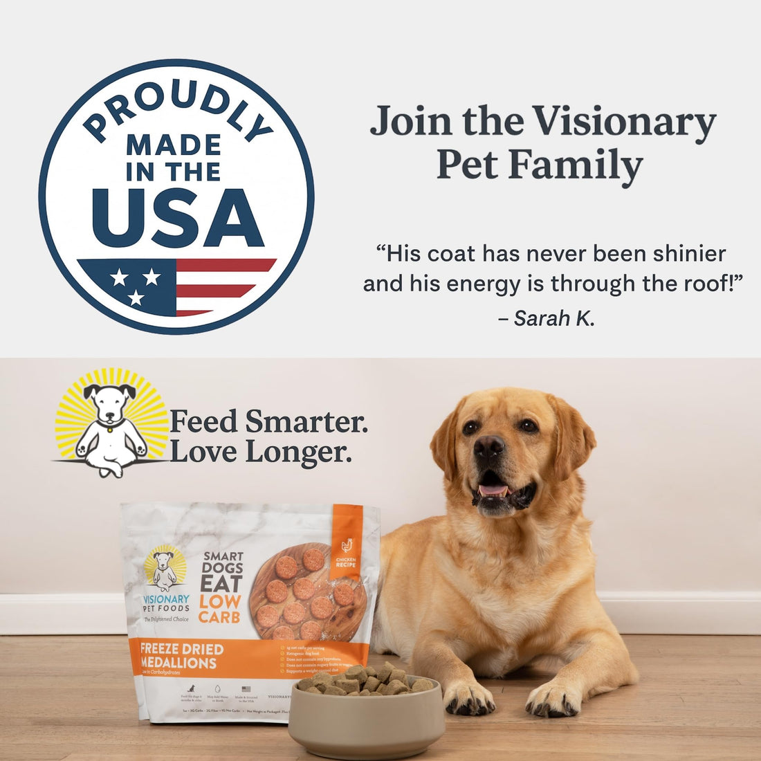 Freeze Dried Chicken Dog Food High Protein Grain Free