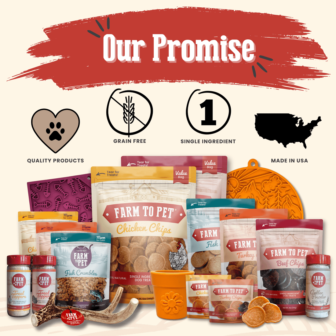 Puppy Packs 'n Snacks Dog Treat Starter Pack | Single-Ingredient