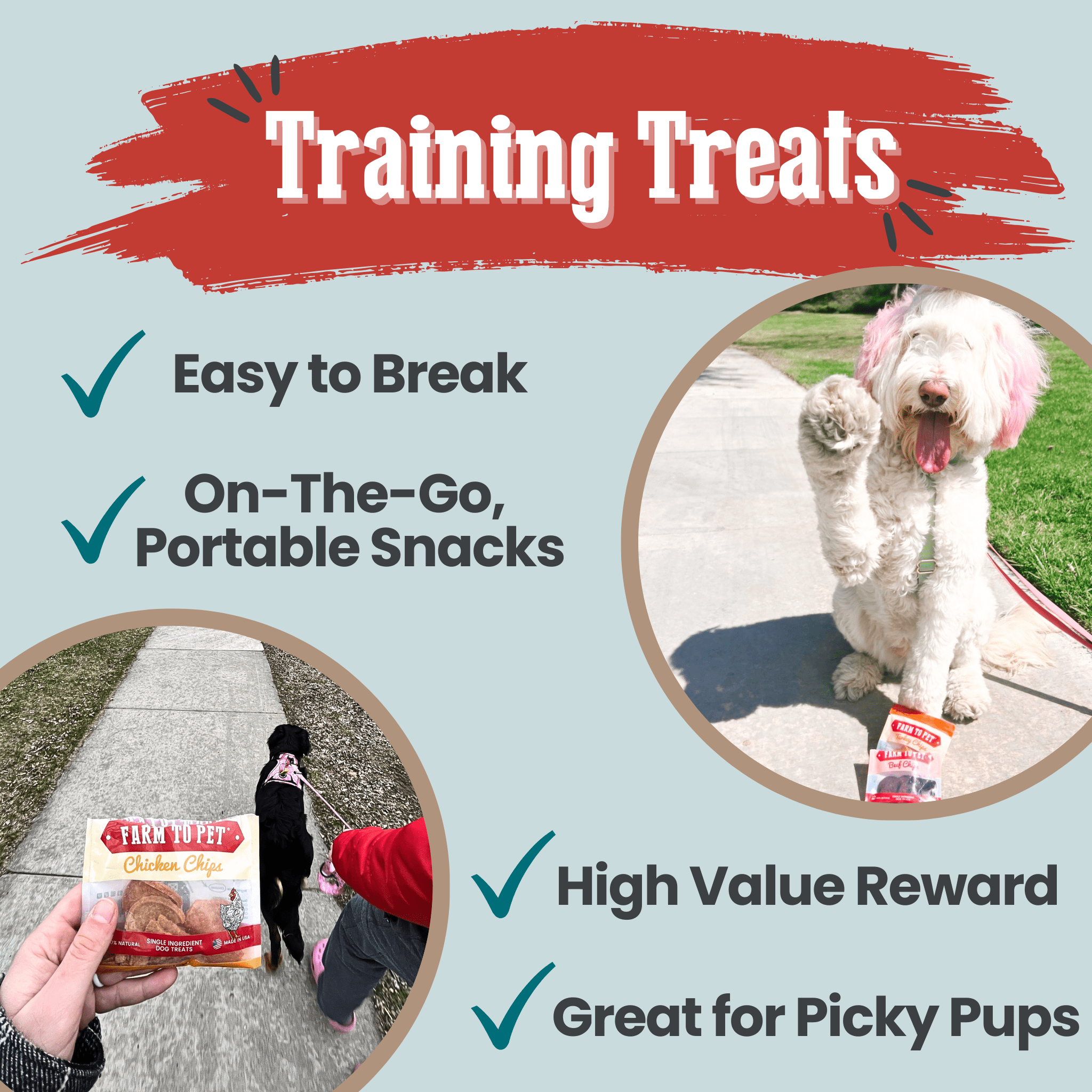 Puppy Packs 'n Snacks Dog Treat Starter Pack | Single-Ingredient