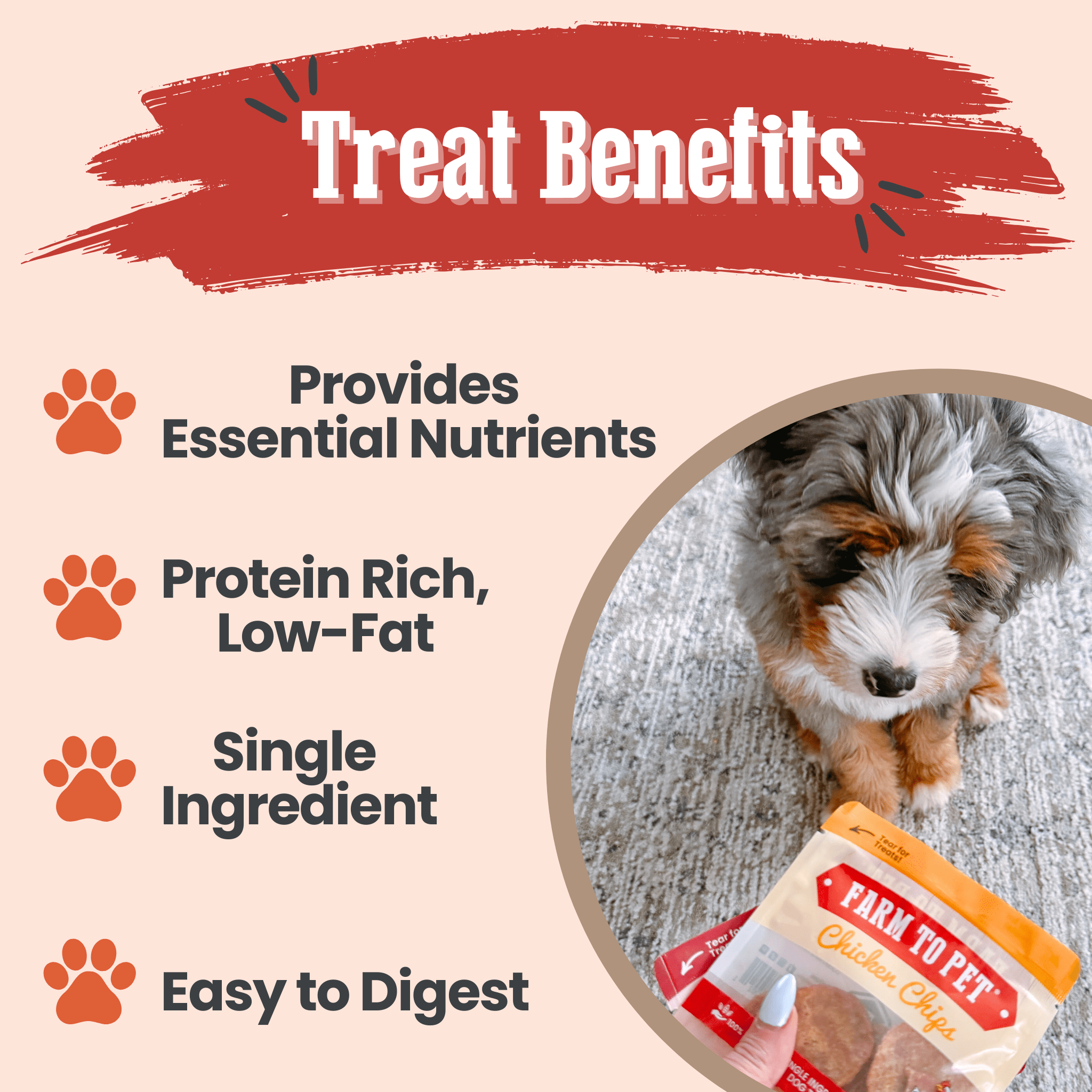 Puppy Packs 'n Snacks Dog Treat Starter Pack | Single-Ingredient