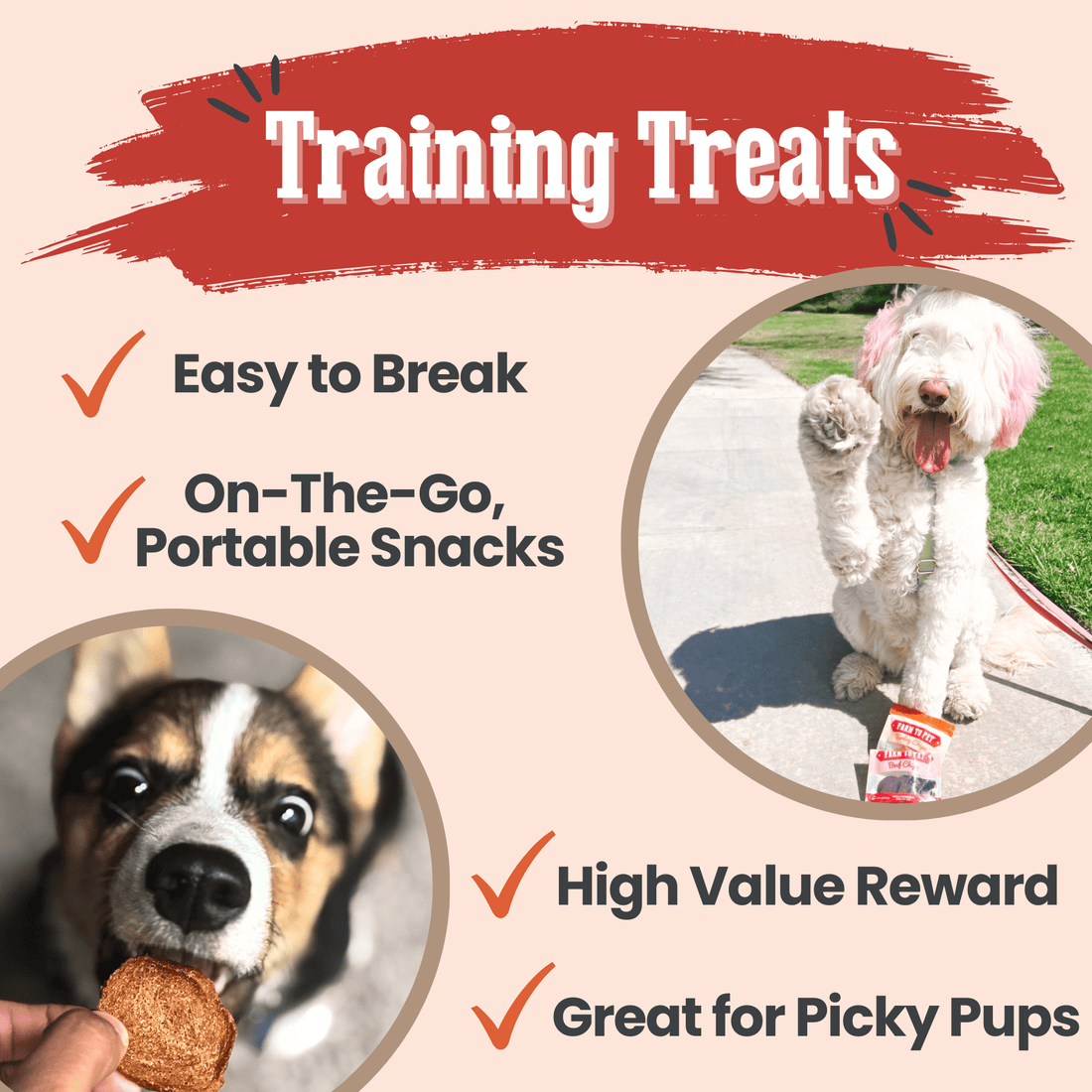 Puppy Packs 'n Snacks Dog Treat Starter Pack | Single-Ingredient