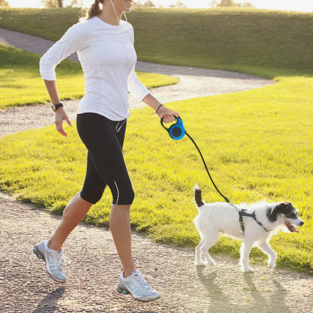 16.5FT Automatic Retractable Dog Leash for Walking Pets