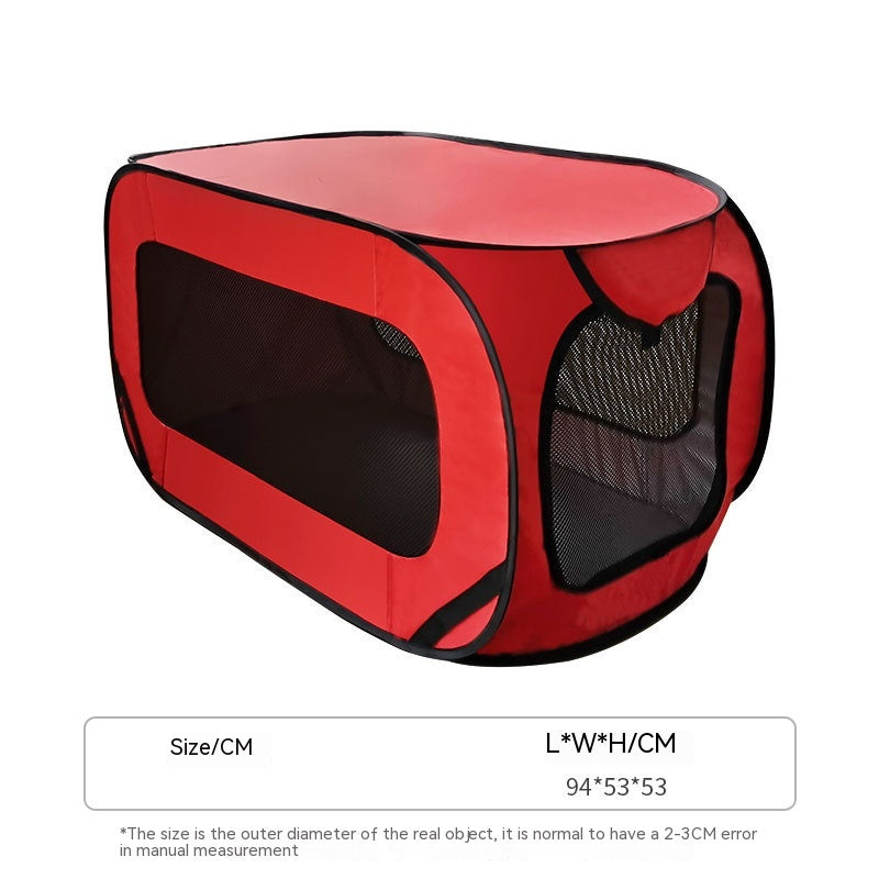 Small And Medium-sized Dog Portable Car Cage