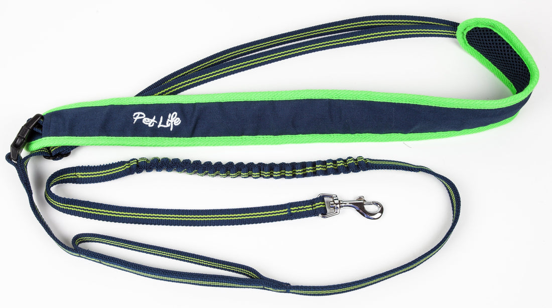 Free Fetcher Hands Free Over Shoulder Shock Absorbent Dog Leash