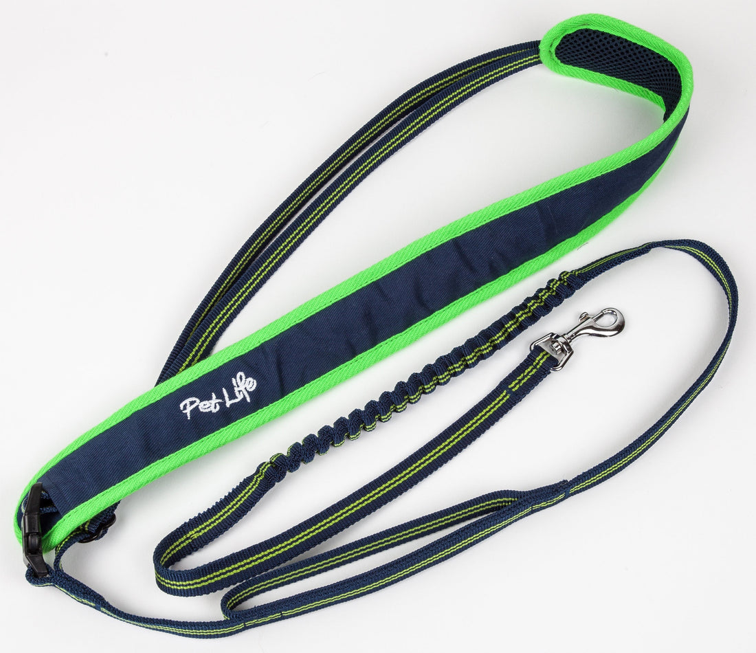 Free Fetcher Hands Free Over Shoulder Shock Absorbent Dog Leash