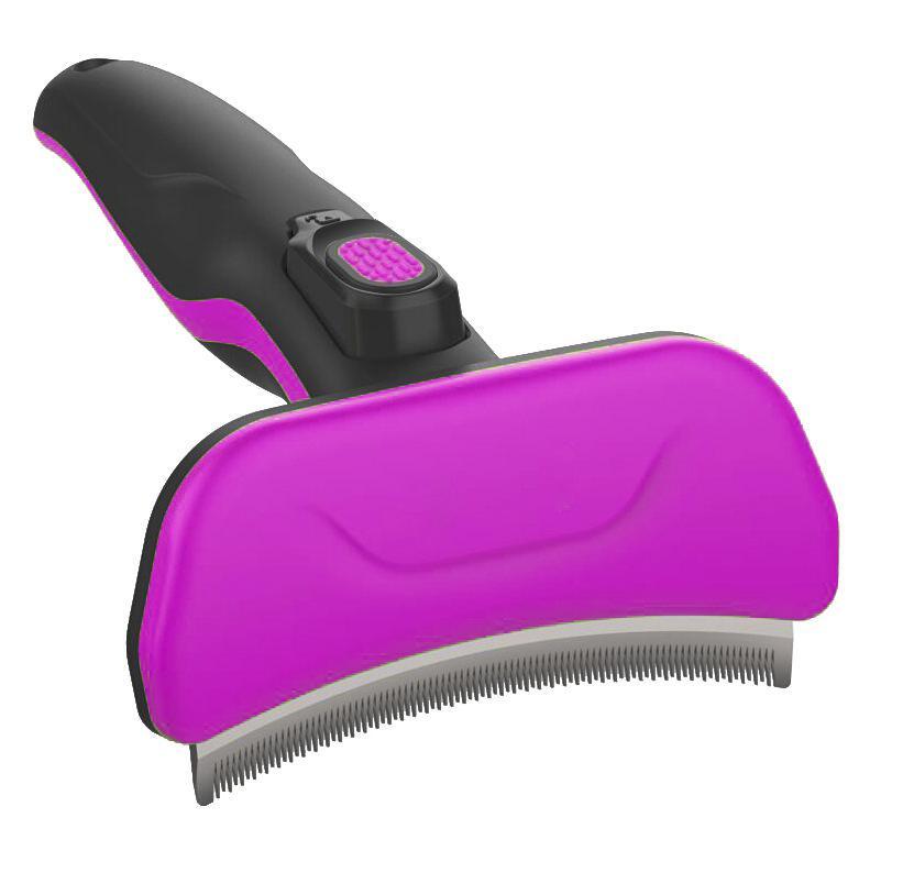 'Fur-Guard' Easy Self-Cleaning Grooming Deshedder Pet Comb