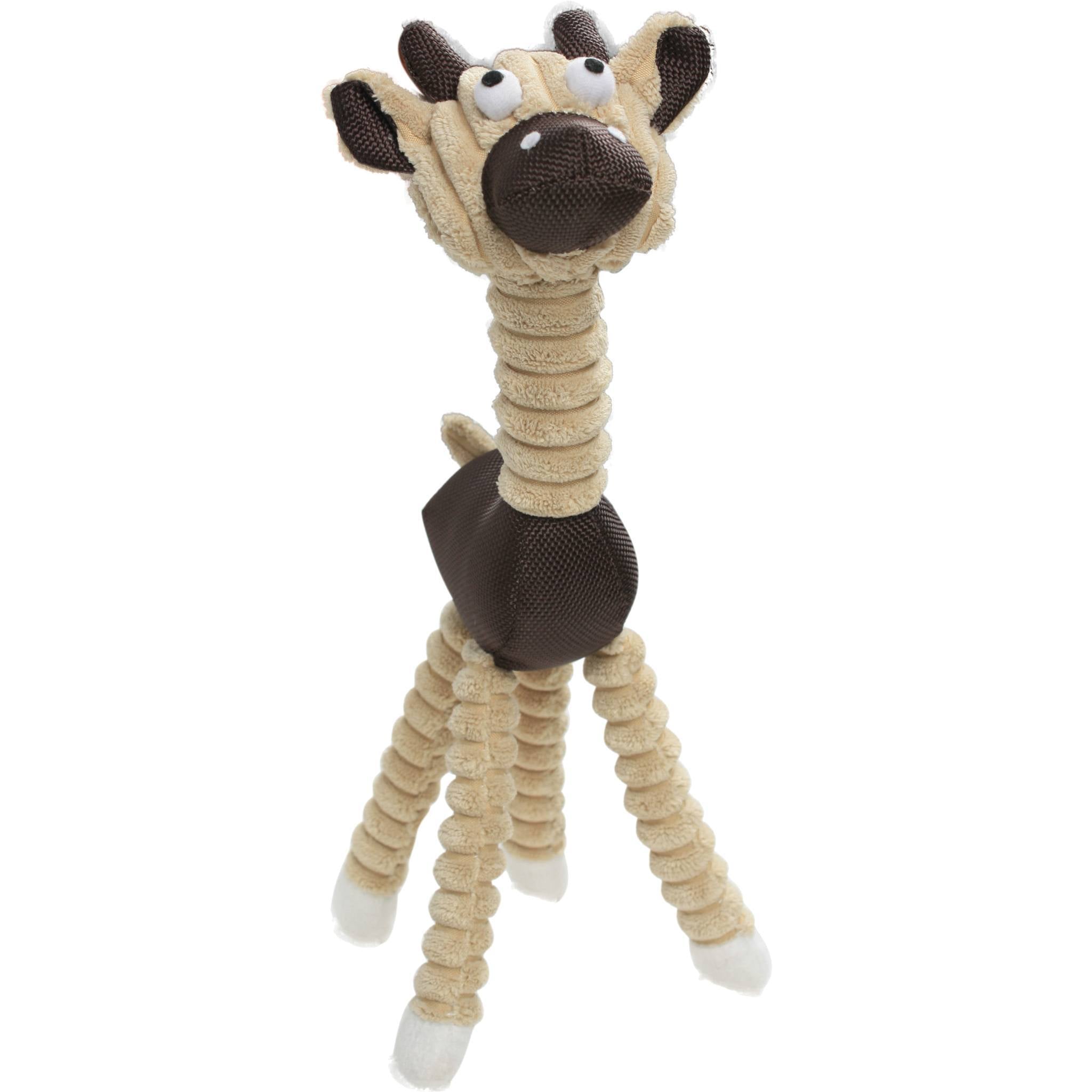 Giraffe Cow Jute Rope Squeaky Dog Toy