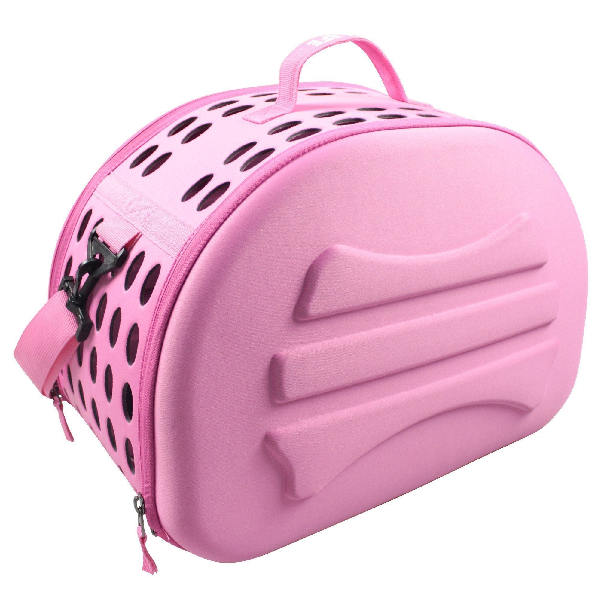 Narrow Shelled Lightweight Collapsible Travel Pet Dog Carrier Crate