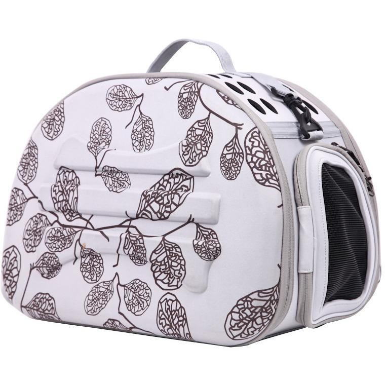 Narrow Shelled Lightweight Collapsible Travel Pet Dog Carrier Crate