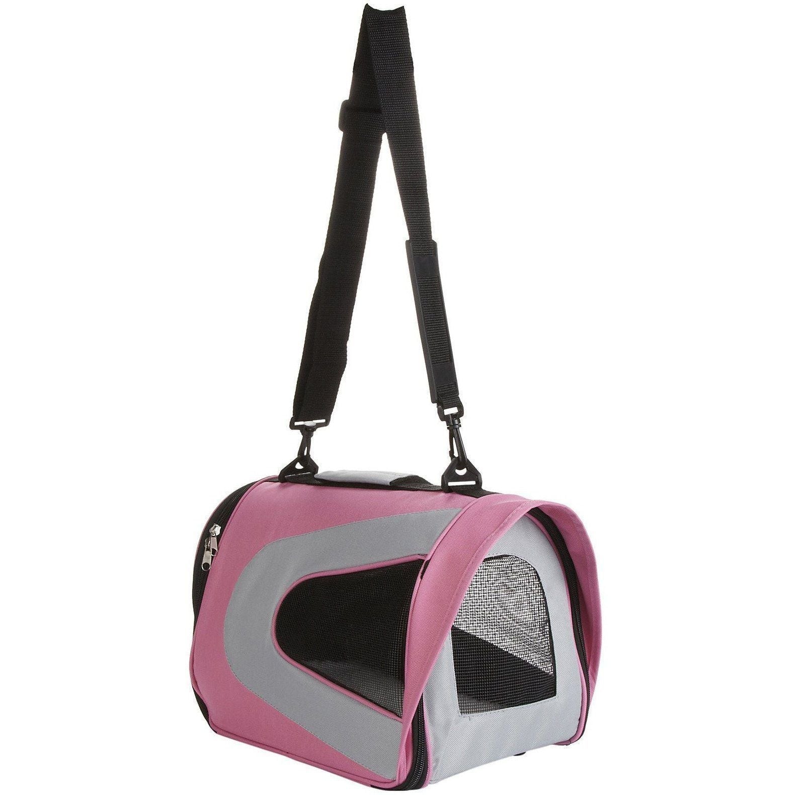 Sporty Mesh Airline Approved Folding Travel Pet Dog Carrier
