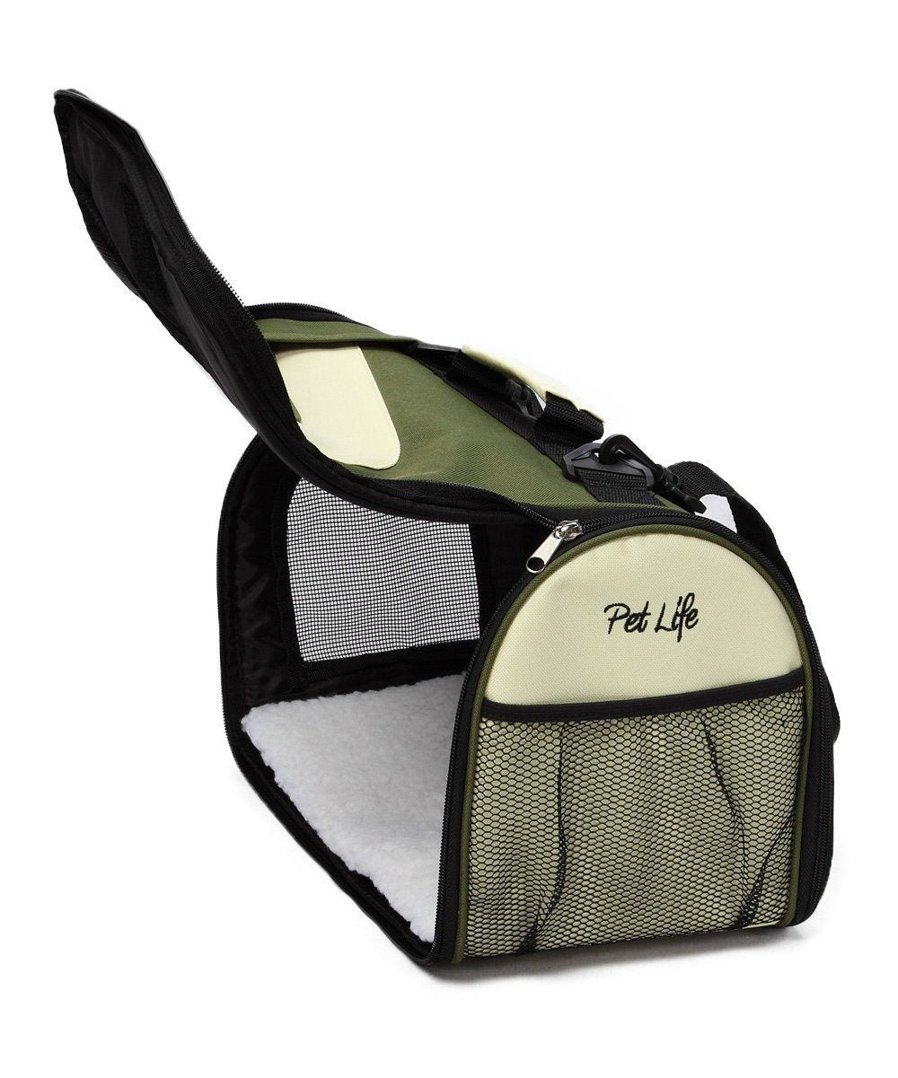 Sporty Mesh Airline Approved Folding Travel Pet Dog Carrier