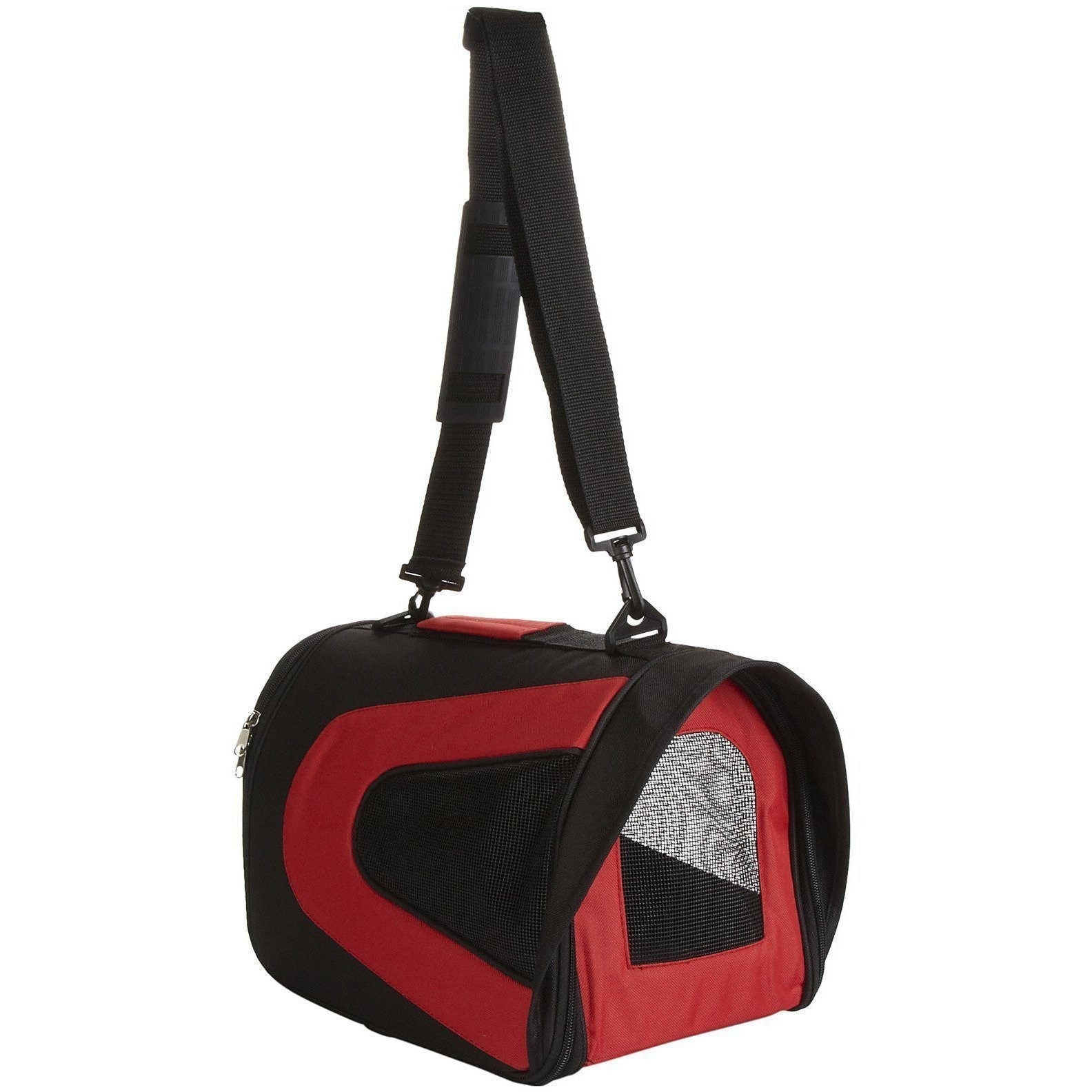 Sporty Mesh Airline Approved Folding Travel Pet Dog Carrier