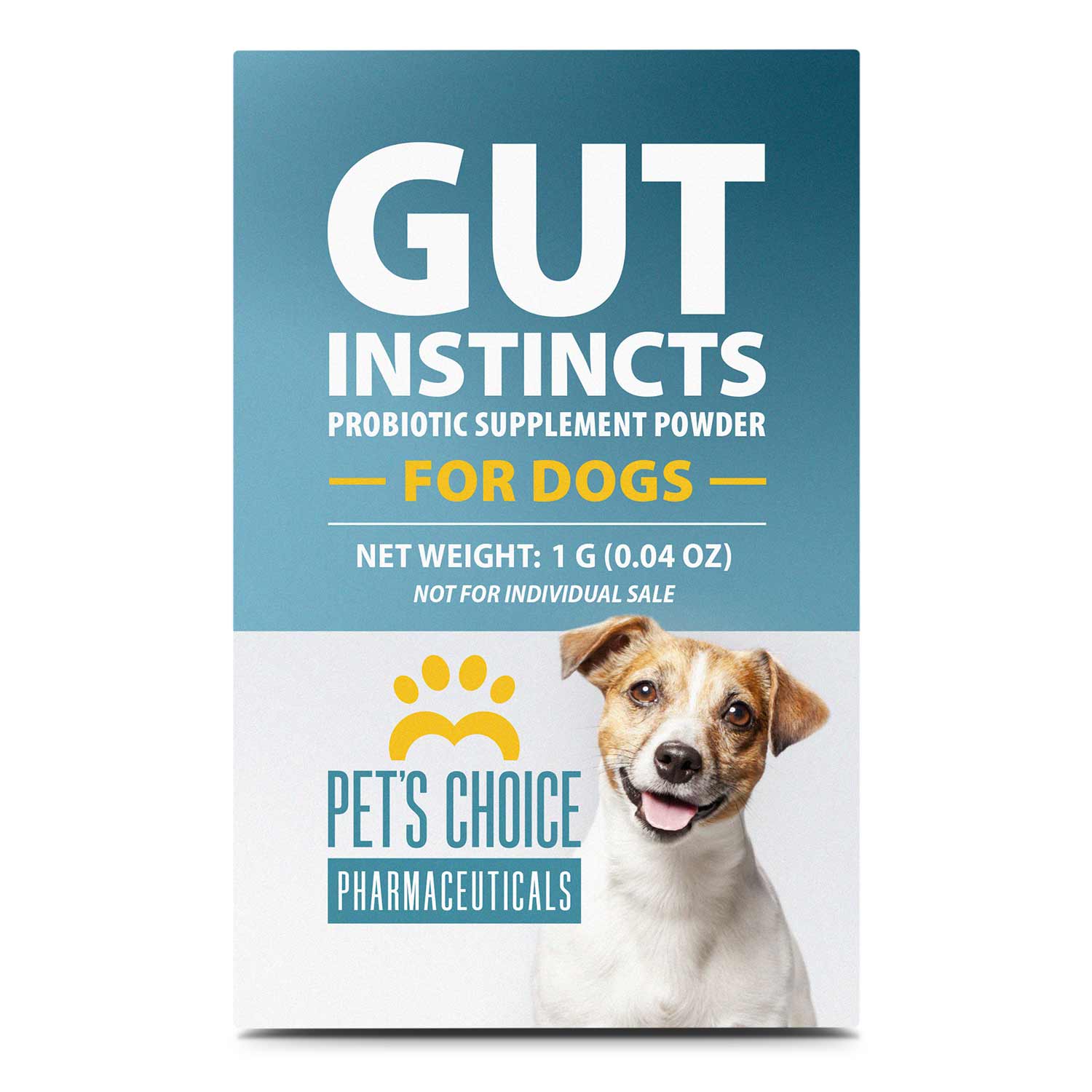 Pet's Choice Gut Instincts Probiotic Powder for Dogs – Daily Digestive & Immune Support, 30 Count